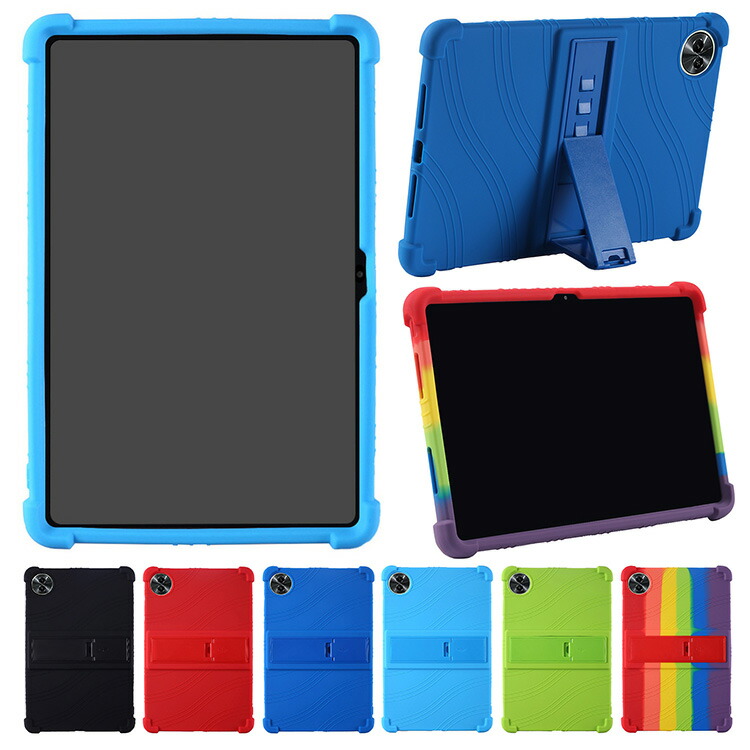 Realme Pad 2 Lite �P�[�X 10.95�C���` �ϏՌ� �J�o�[ Redmi Pad SE 8.7 4G �X�^���h�@�\ �p �ی� �R�[�i�[�o���p�[ �Ռ��z�� �ی�P�[�X �V���R���P�[�X