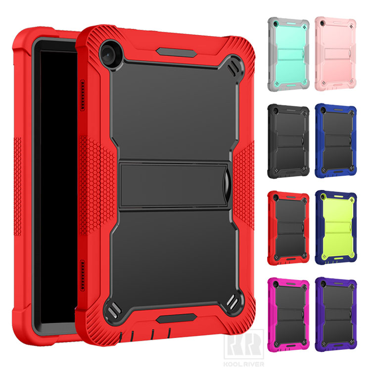 Insta REDMI Pad 2�Ή� 9.7 �P�[�X �J�o�[ TPU+�v���X�`�b�N ��̌^�X�^���h�t�� �X�^���h�@�\ �Ռ��z�� �V���v�� ���� Xiaomi �V���I�~ ���b�h�~�[