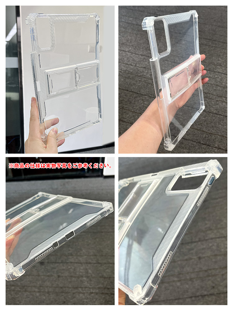 Xiaomi Redmi pad SE 11インチ 耐衝撃 カバー クリア 透明 スタンド機能 ペンホルダー 角 保護 コーナーバンパー シャオミ リドミ パッド 2023モデル｜it-donya｜02
