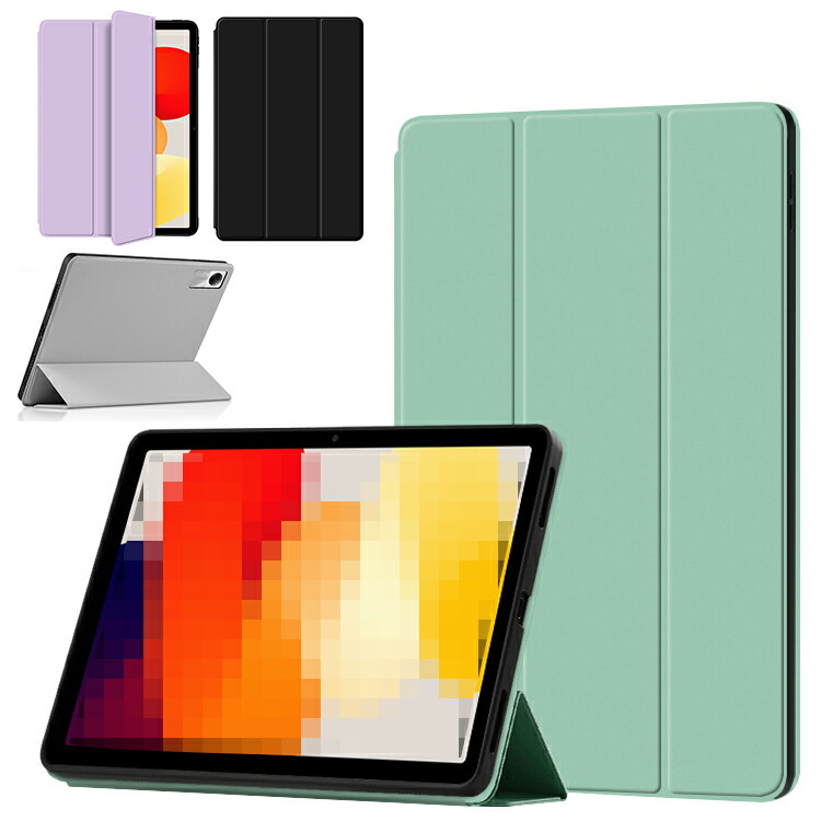 Xiaomi Redmi pad SE �P�[�X �J�o�[ 11�C���` �蒠�^ PU���U�[ �V���I�~ ���h�~ �p�b�h 2023���f�� �蒠�^�P�[�X �X�^���h�@�\ �J�o�[ �������