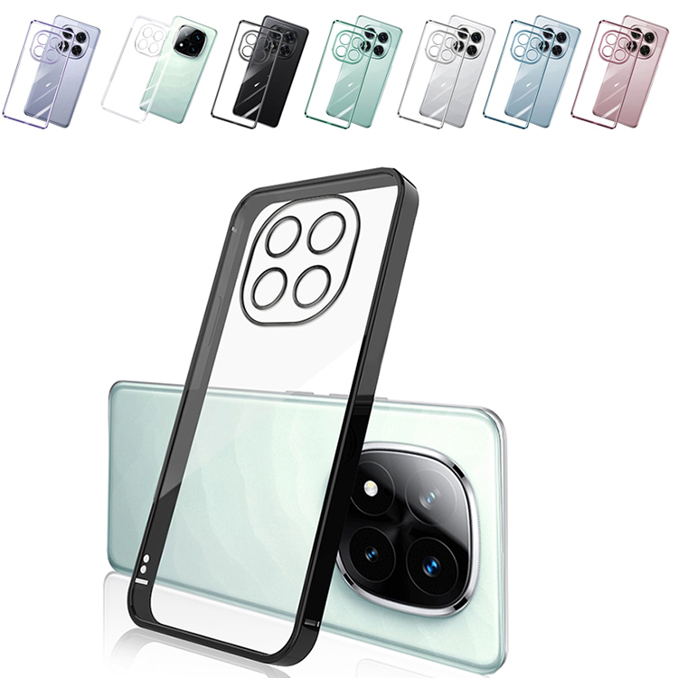 Redmi Note 15 �P�[�X Note 15 Pro/Note 15 Pro+ �N���A�P�[�X/�J�o�[ �ϏՌ�  �N���A ���� ���b�L TPU �\�t�g�P�[�X  �X�g���b�v�� ������ ���� �V���I�~