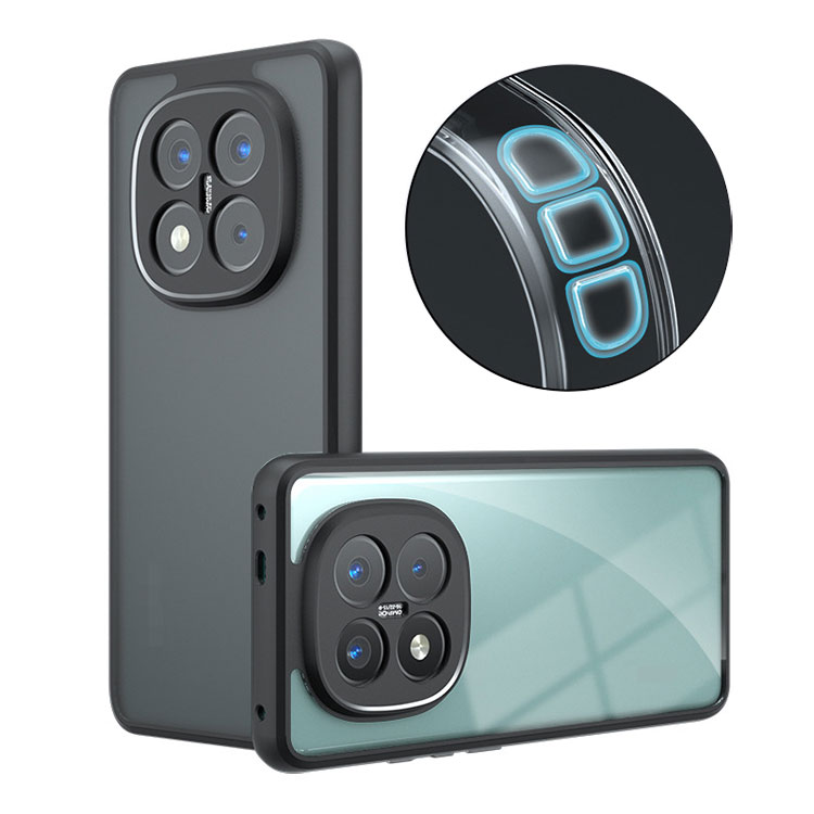 Redmi Note 15 �P�[�X �ϏՌ� �N���A Note 15 Pro/Note 15 Pro+ �J�o�[  �N���A ���� TPU+�v���X�`�b�N �p �ی� ���� �V���I�~ ���b�h�~�[