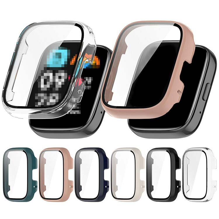 Redmi Watch 3 Active �P�[�X �J�o�[ �����K���X �K���X�t�B�����t�� �S�ʕی� �t���ی�P�[�X �V���I�~ ���b�h�~�E�H�b�`3 �A�N�e�B�u �P�F/�N���A