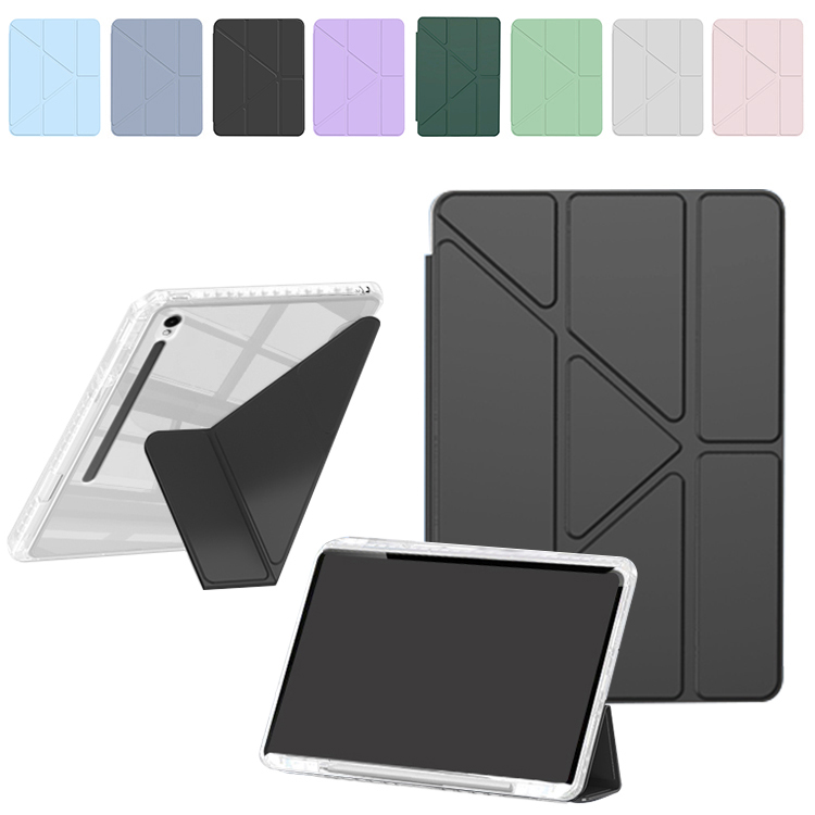 Galaxy Tab S10 FE+ �P�[�X 13.1�C���` �蒠�^�J�o�[ �w�ʓ��� �蒠�^PU���U�[�P�[�X �I�[�g�X���[�v �@�\�t�� �X�^���h�@�\ �y�����[ �p �ی�