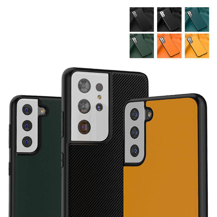 Galaxy S21/S21+/S21 Ultra �P�[�X ���U�[�� �V���v�� �ی�P�[�X �Ռ��z�� �J�o�[ �M�����N�V�[ S21/S21 �v���X/S21 �E���g�� ��� �n�[�h�P�[�X