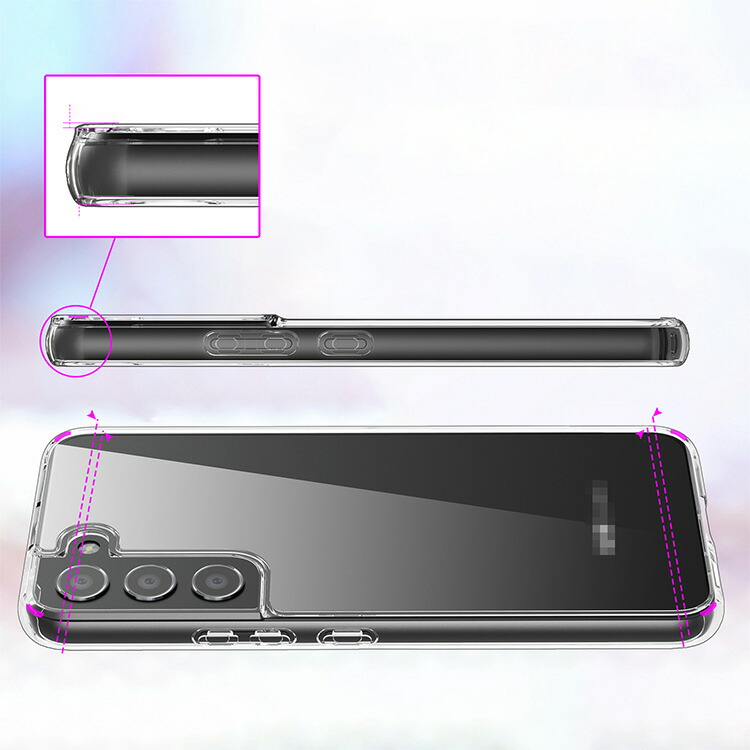 お買い得 Galaxy S22+ ケース クリア 透明 耐衝撃 衝撃吸収 ギャラクシー discoversvg.com