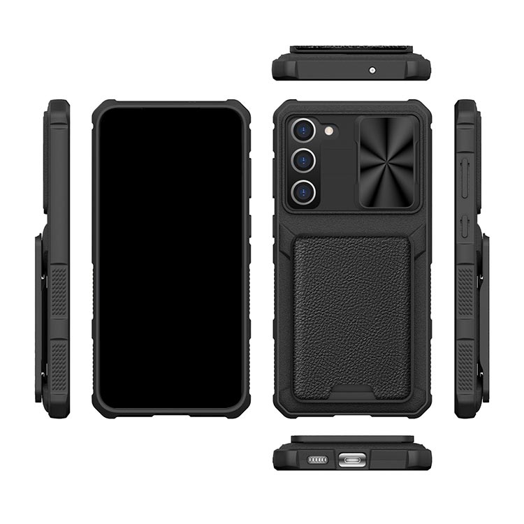 Galaxy S23/S23+/S23 Ultra ケース 耐衝撃 カバー カード収納付き