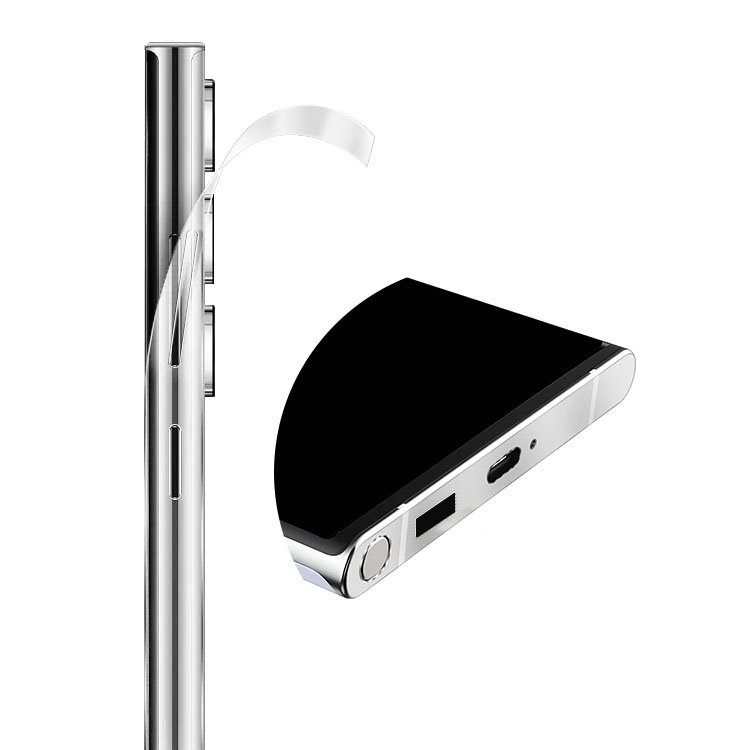 Galaxy S24 保護フィルム 側面保護フィルム+ 背面保護フィルム 光沢