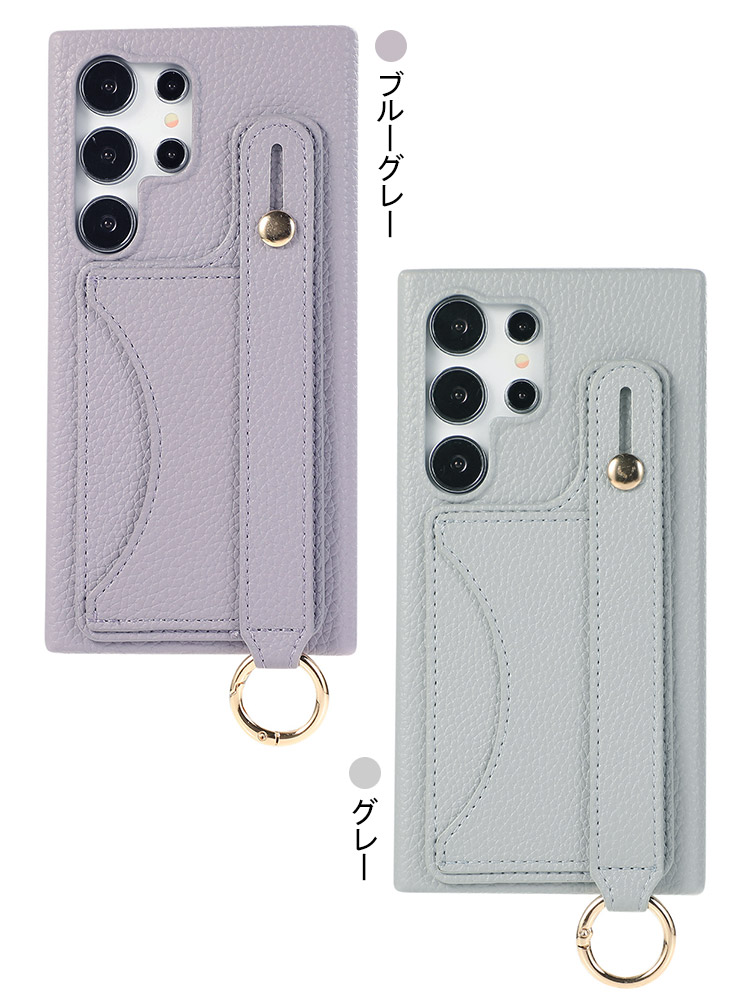 Galaxy S24 ケース S24+/S24 Ultra カバー PUレザー カード収納