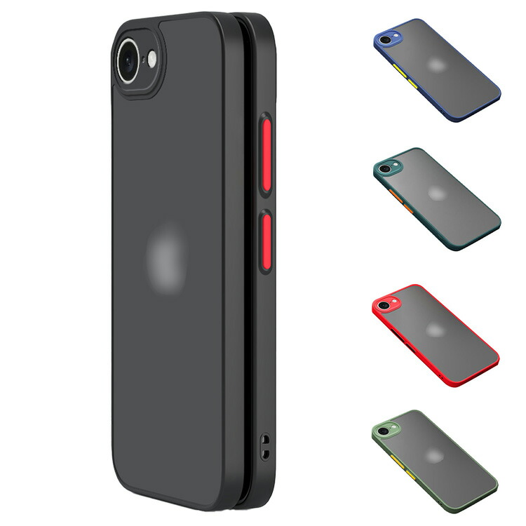 iPhone16e �N���A�P�[�X  �J�o�[ �ϏՌ� �}�b�g�w�ʔ����� TPU+�v���X�`�b�N �V���v�� ���� ������ Apple �A�b�v�� �A�C�t�H�� 16e �X�}�z�P�[�X