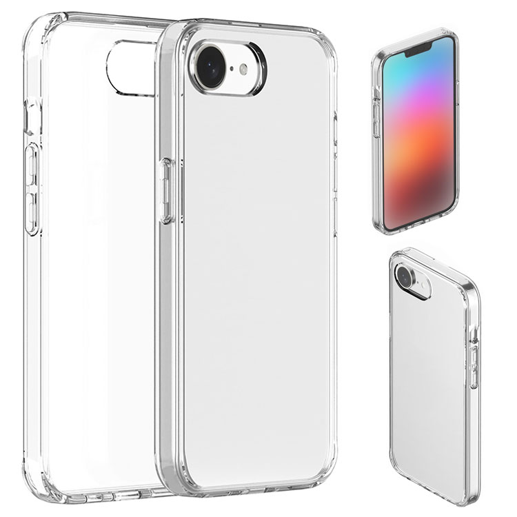 iPhone16e  �P�[�X �N���A �ϏՌ�  �J�o�[ TPU+�|���J�[�{�l�[�g �w�ʓ���  Apple �A�b�v�� �A�C�t�H�� 16e  �������� �������