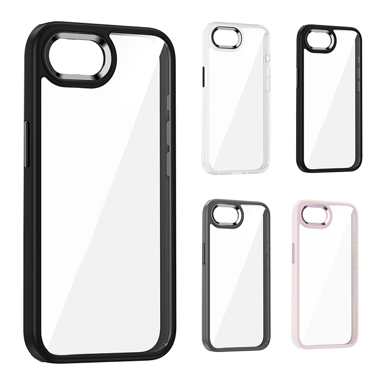 iPhone 16e �N���A �P�[�X  �ϏՌ� �J�o�[ �N���A ���� ���b�L TPU+�v���X�`�b�N  ���� ������ ���킢�� �V���v�� Apple �A�b�v��