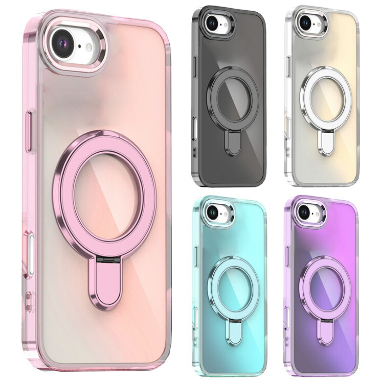 iPhone16e �N���A �P�[�X  �J�o�[ �V���v�� �N���A ���� ��̌^�����O�t�� �X�^���h�@�\ ����h�~ ����~�� �ϏՌ� �Ռ��z��  Apple �A�b�v�� �A�C�t�H��