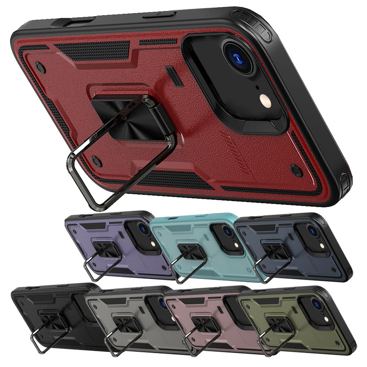 iPhone 16e �P�[�X  �ϏՌ� �J�o�[ ��̌^�����O�t�� �}�O�l�b�g���ԍڃz���_�[�Ή� 2�d�\�� ���炫�� ����~�� Apple �A�b�v�� �A�C�t�H�� 16e