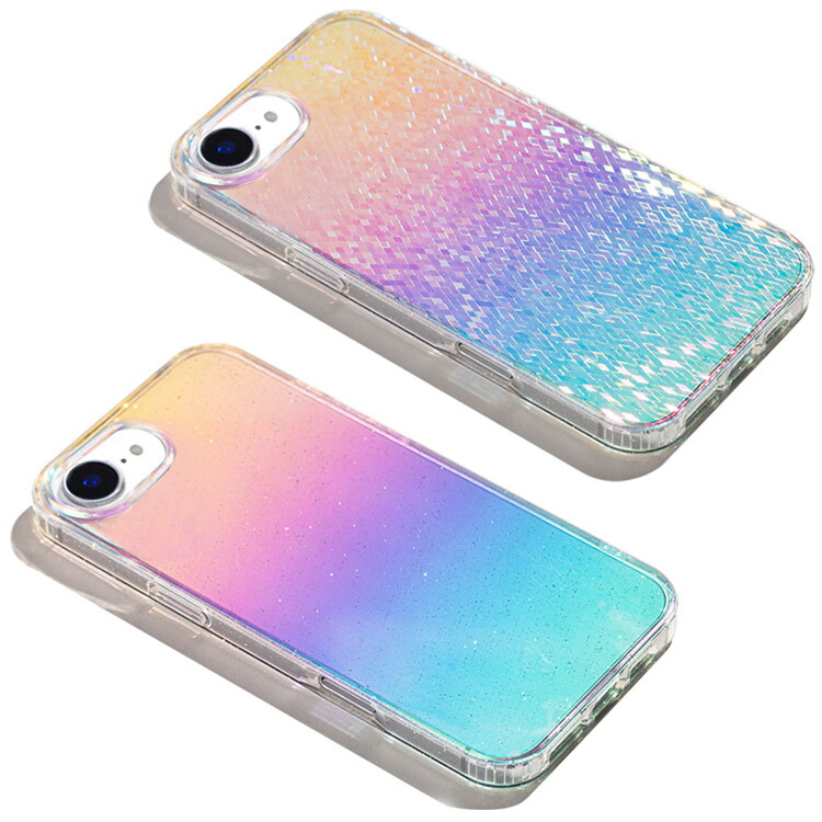 iPhone 16e �P�[�X  �J�o�[  ������ TPU+�V���v�� TPU+�v���X�`�b�N �O���f�[�V���� �ϏՌ��P�[�X Apple �A�b�v�� �A�C�t�H�� 16E