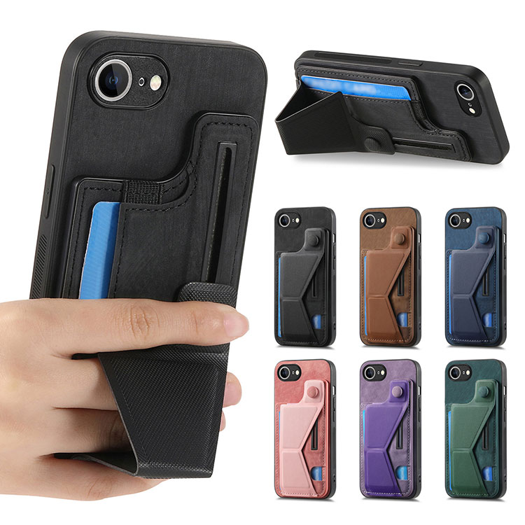 iPhone17e / iPhone16e  PU���U�[ �J�[�h���[ �Ў莝���ɕ֗��ȃo���h �X�^���h�@�\ Apple�A�b�v�� �A�C�t�H�� 17e / 16e �������� ������� �A�C�z��