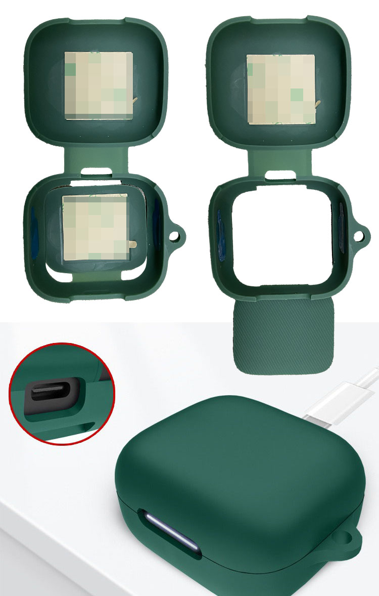 ANKER Soundcore P30i ケース シリコン シンプル 保護カバー カラビナ