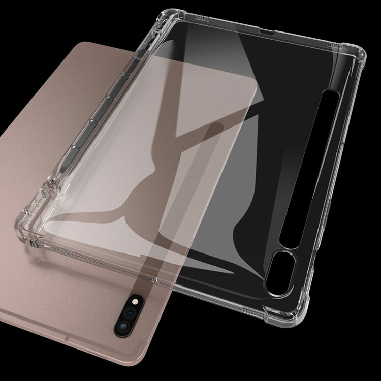 Samsung Galaxy Tab S8 Ultra (14.6インチ) ケース カバー シンプル ペン収納 透明 クリアケース 保護ケース 耐衝撃 カバー 衝撃吸収 ギャラクシー タブ｜it-donya｜04