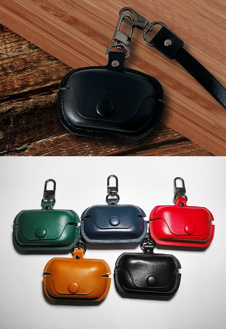 Technics EAH-AZ100 ケース カバー PUレザー シンプル ストラップ付き