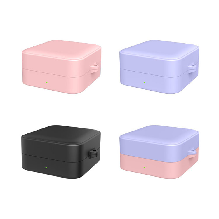 Timekettle W4 Pro ケース シリコン シンプル カラビナ付き 保護カバー