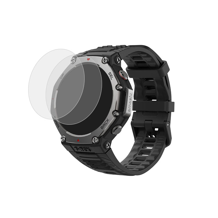 Amazfit T-Rex 3 保護フィルム 強化ガラス 2枚セット 液晶保護