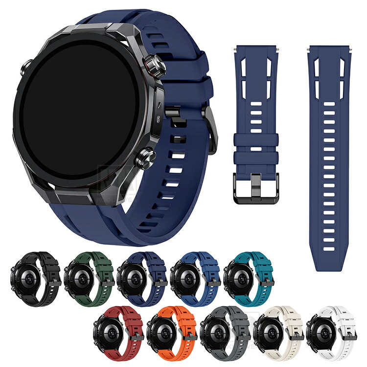 HUAWEI WATCH Ultimate 2 �o���h �x���g �V���R�� �o���h�� 22mm �������X�g�o���h/�����o���h/�����x���g �X�}�[�g�E�H�b�`�p���X�g�o���h