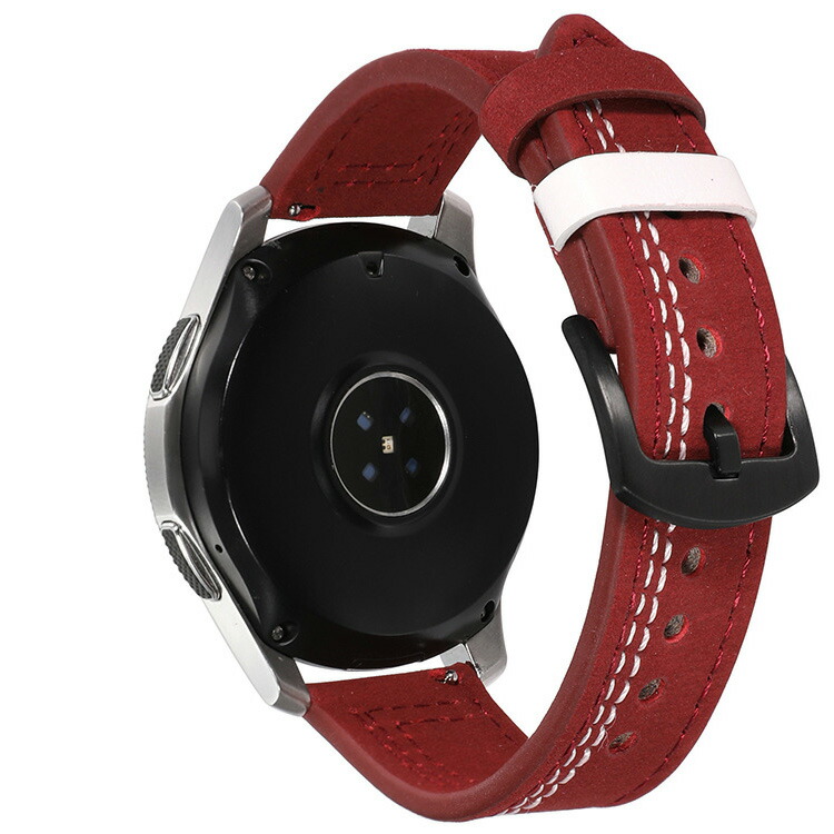 【新品未使用】ガーミン GARMIN 22mm レザー バンド ベルト GARMIN（ガーミン） 腕時計 バンド レザー 本革 ベルト 22mm 24mm D