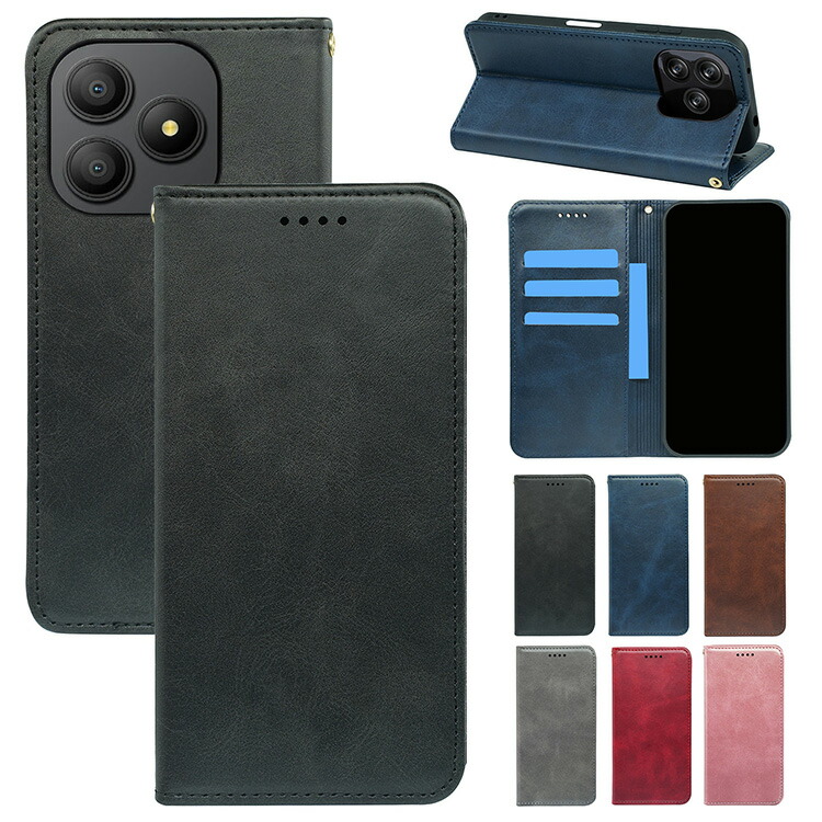 Blackview Wave 9C �P�[�X �蒠�^ �J�o�[ PU���U�[ �蒠�^PU���U�[�P�[�X �X�^���h�@�\ �J�[�h���[ �u���b�N�r���[ �A���h���C�h  ���������� ��������