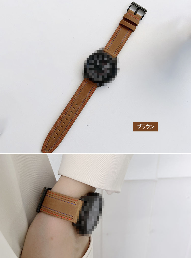 Xiaomi Watch S1/S1 Active バンド ベルト PUレザー バンド幅 22mm 交換リストバンド/交換バンド/交換ベルト おすすめ レザーバンド シャオミ シャオミー |  | 04