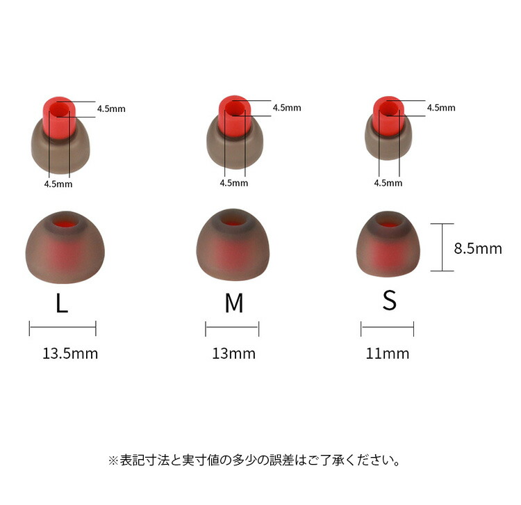 Sony INZONE Buds スポーツヘッドフォン 3セット (L+S+M) 合計6枚入