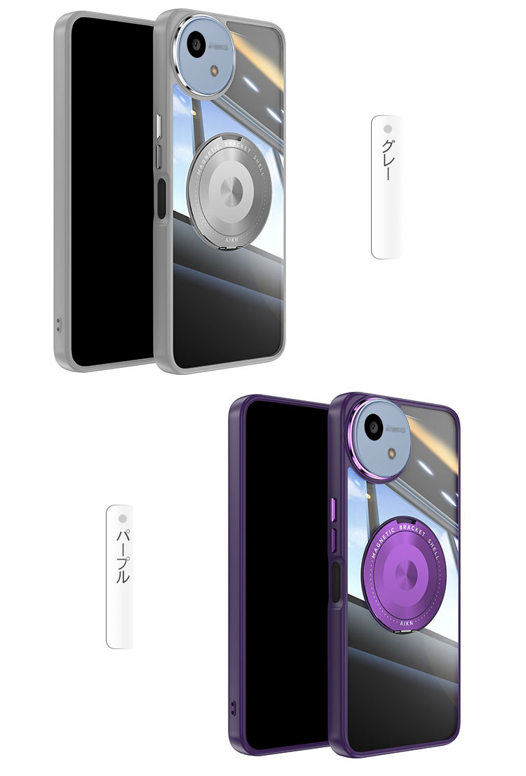 AQUOS wish4 ケース クリア スリム シンプル 耐衝撃 背面透明 TPU 一