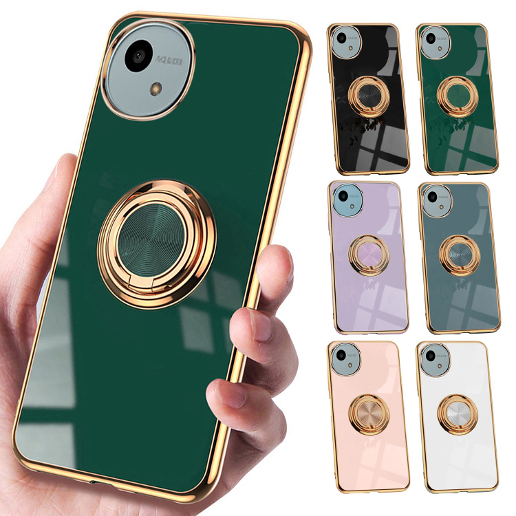 AQUOS wish4 �P�[�X �J�o�[ ��̌^�����O�t�� ���b�L TPU �R �X�g���b�v�z�[���t�� �V���v�� �w�ʃP�[�X SHARP �A�N�I�X �E�B�b�V��4 SH-52E