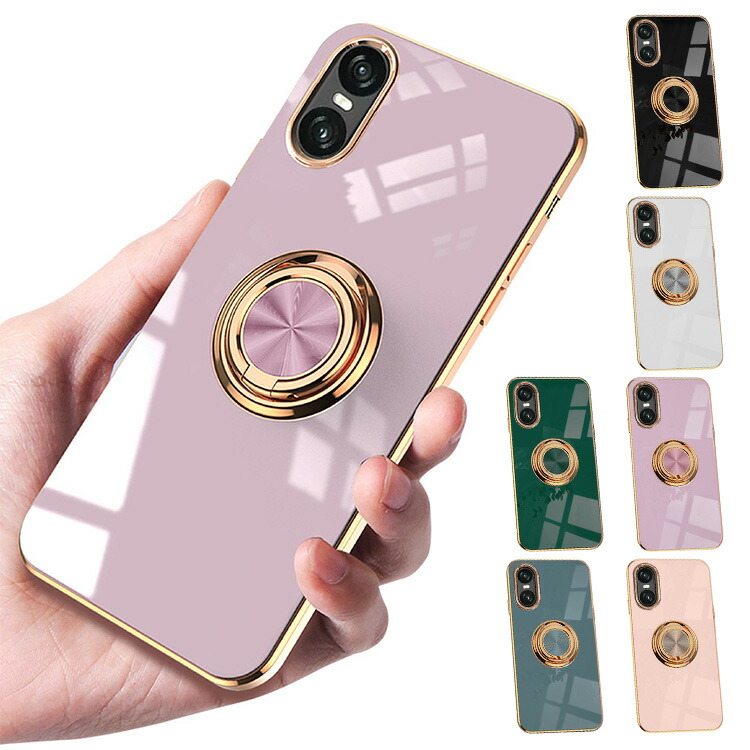 Xperia 10 VII P[X Jo[ ̌^Ot bL TPU Xgbvz[t Vv wʃP[X Sony \j[ GNX؃A10 VII 2025f