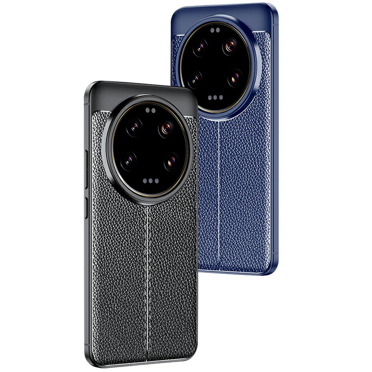 Xiaomi 14 Ultra �P�[�X PU���U�[ �w�ʃ��U�[�P�[�X �������� ������� ���킢�� ���� �V���I�~ 14 �E���g�� �A���h���C�h