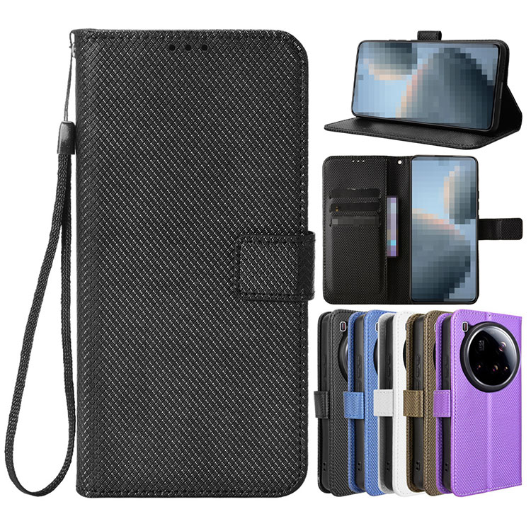 Xiaomi 15 Ultra �P�[�X �蒠�^ �J�o�[ PU���U�[ �蒠�^PU���U�[�P�[�X �X�^���h�@�\ �J�[�h���[ �R �X�g���b�v�t�� ���� �V���I�~ 15 �E���g��