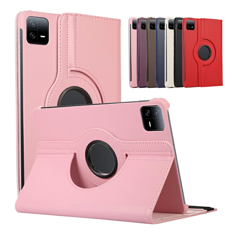 Xiaomi Pad 6S Pro �P�[�X 12.4�C���` �蒠�^ 360�x��] �J�o�[ PU���U�[ �X�^���h�@�\ ���� �V���I�~ �p�b�h 6S �v�� �Ռ��z�� �V���v�� �������