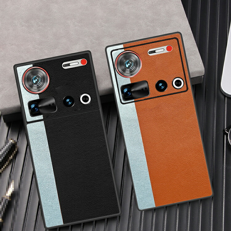 Nubia Z70/Z70S Ultra ケース 耐衝撃 カバー PUレザー 背面PUレザー