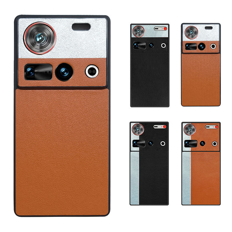 Nubia Z70/Z70S Ultra ケース 耐衝撃 カバー PUレザー 背面PUレザー