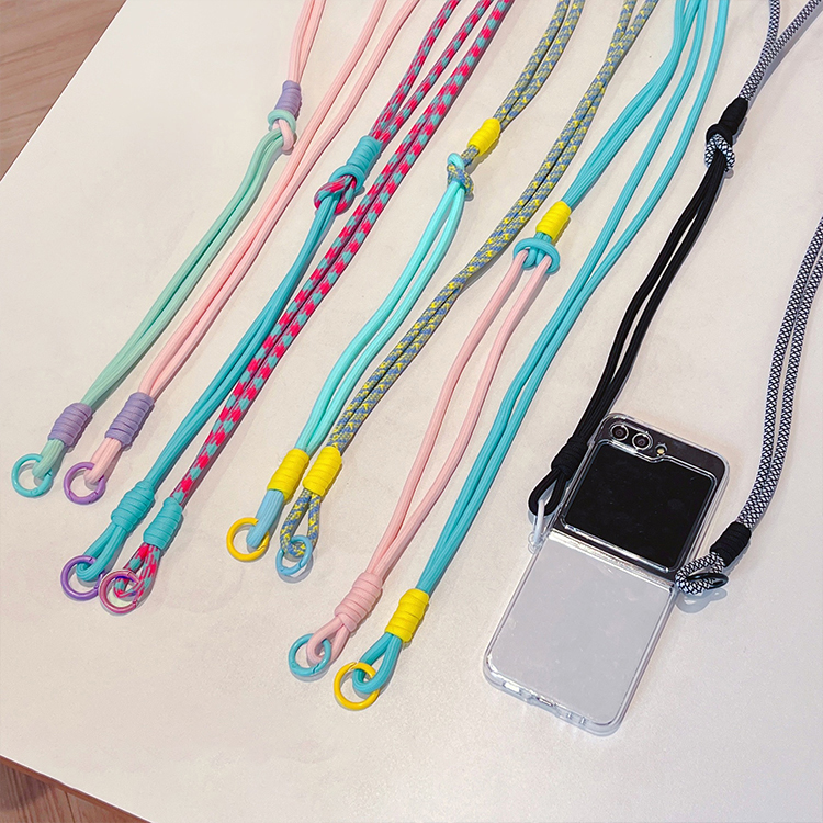 Galaxy Z Flip6 ケース クリア カバー スマホショルダー 折りたたみ型