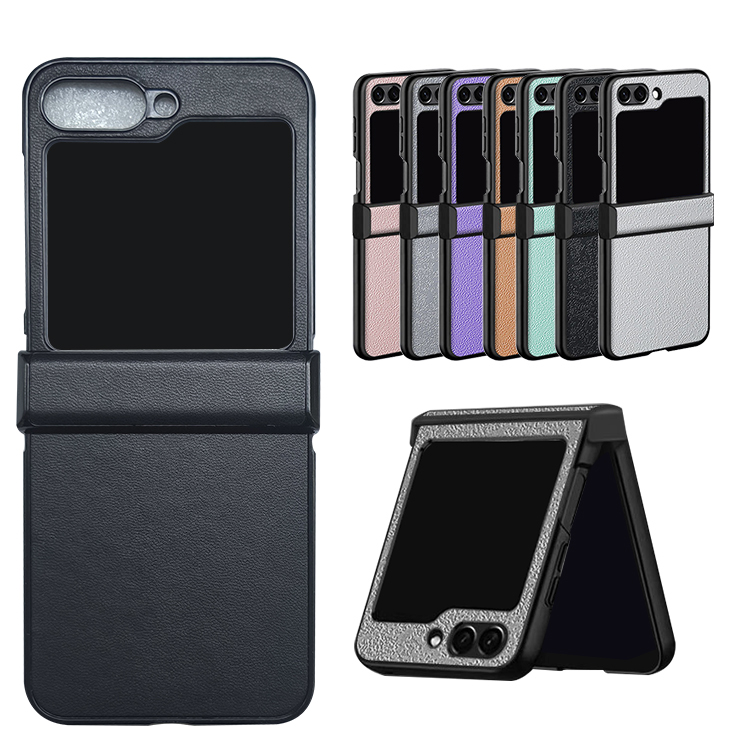 Galaxy Z Flip6 �ϏՌ� �P�[�X �J�o�[ �܂肽���݌^  PU���U�[+�v���X�`�b�N Samsung �T���X�� �M�����N�V�[ Z �t���b�v6 �A���h���C�h