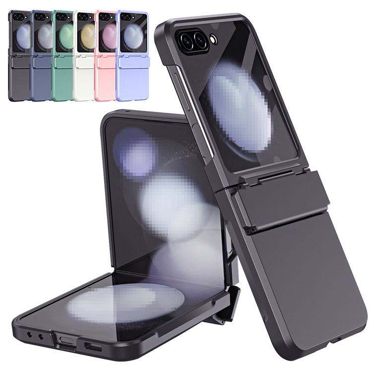 Galaxy Z Flip6 P[X Jo[ ܂肽݌^ TufBXvCtیtBt KXtBt vX`bN Vv Samsung TX