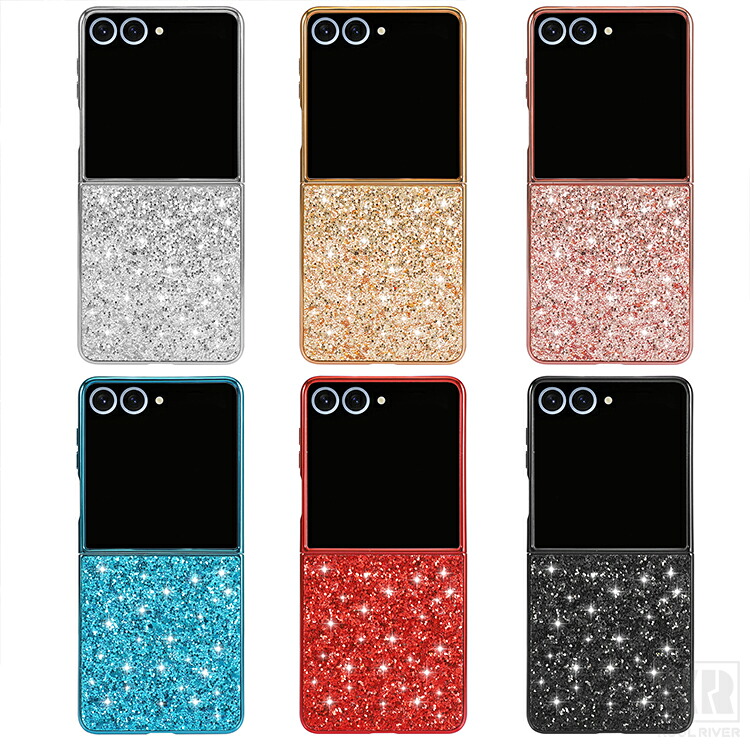 Galaxy Z Flip8 �P�[�X �ϏՌ� �J�o�[ �܂肽���݌^ �C���X�^�f�� �w�ʃP�[�X ���� �f�R ���b�L TPU+�v���X�`�b�N �n�[�h�P�[�X ���炫��  �L���L��