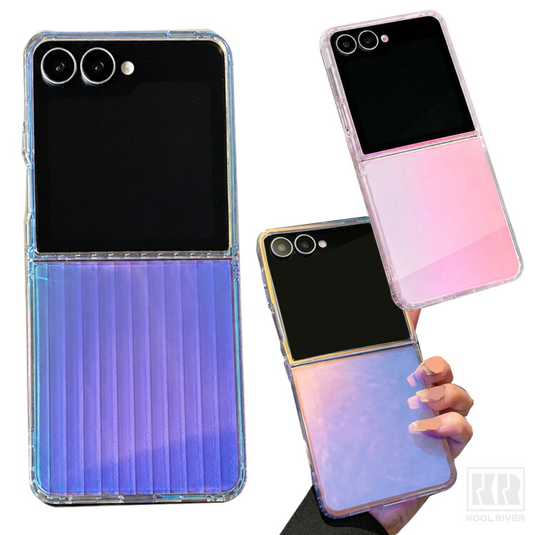 Galaxy Z Flip8 �P�[�X �ϏՌ� �J�o�[ �܂肽���݌^ ������ �O���f�[�V���� TPU+�v���X�`�b�N �V���v�� Samsung �T���X�� �M�����N�V�[Z �t���b�v8