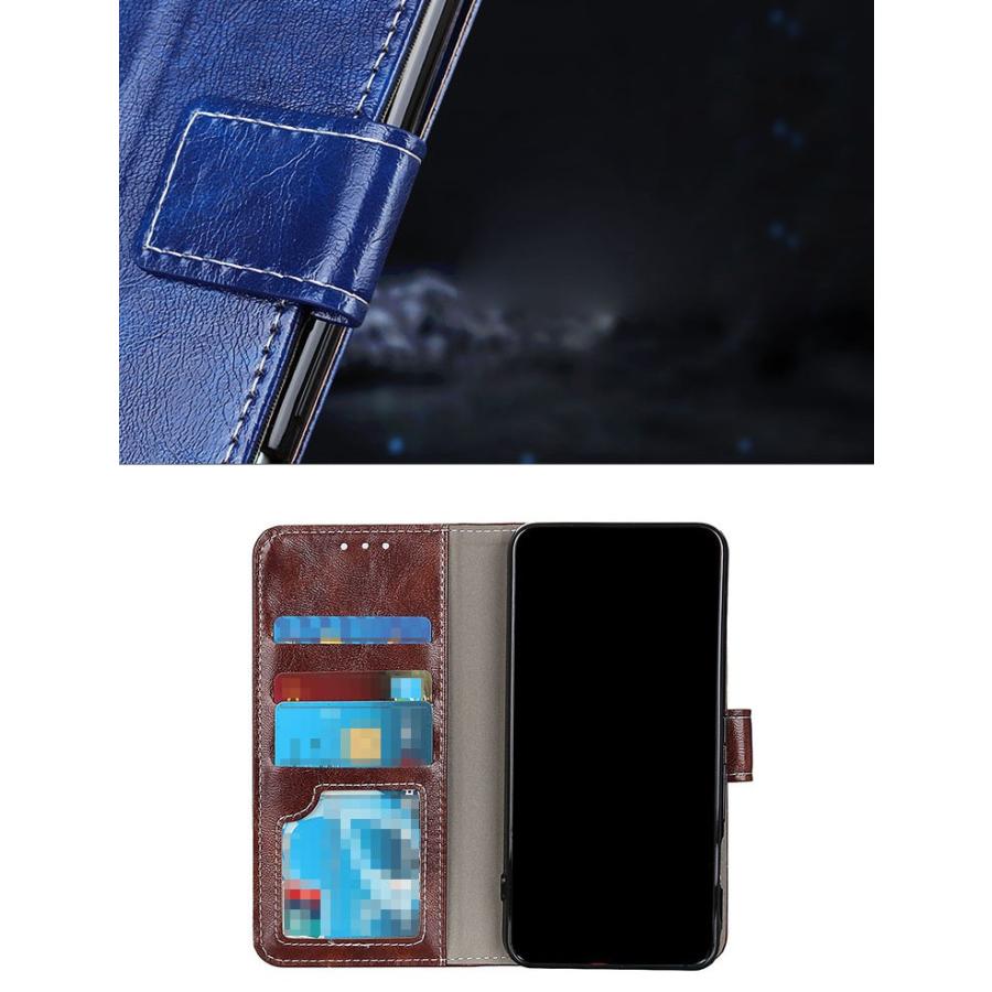 ASUS ROG Phone 2 ZS660KL ケース カバー 手帳型 レザー スタンド機能 カード収納 PUレザー エイスース ログフォン2 ZS660KL 手帳タイプ レザーケース｜it-donya｜04