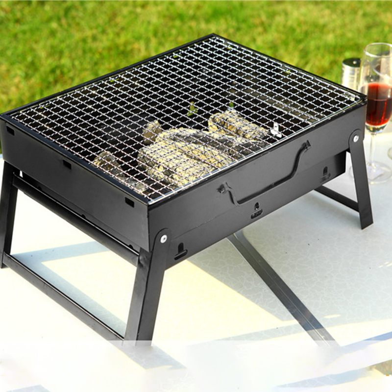 キャンプ バーベキューコンロ 小型 焚火台 折りたたみ コンパクト BBQグリル s-86418.jpg