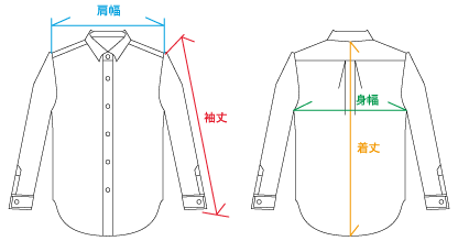 シャツ図