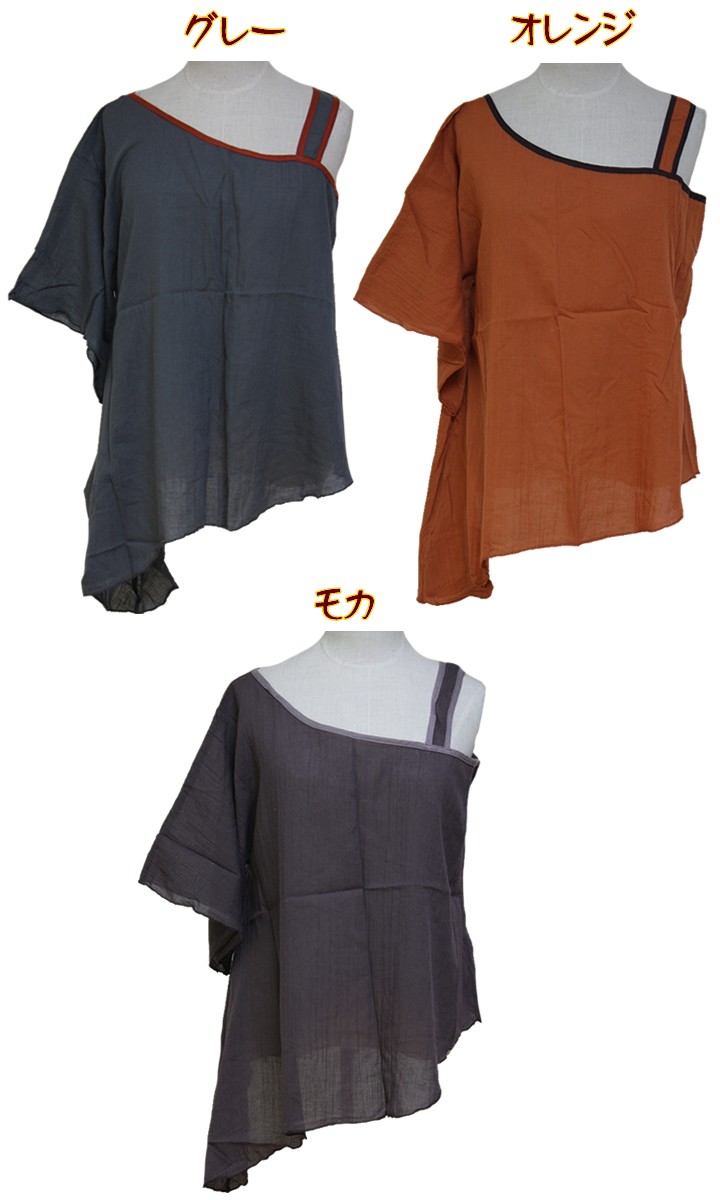 アジアン雑貨・エスニック雑貨のItal Village アジアンファッション ブラウス  チュニック エスニックファッション