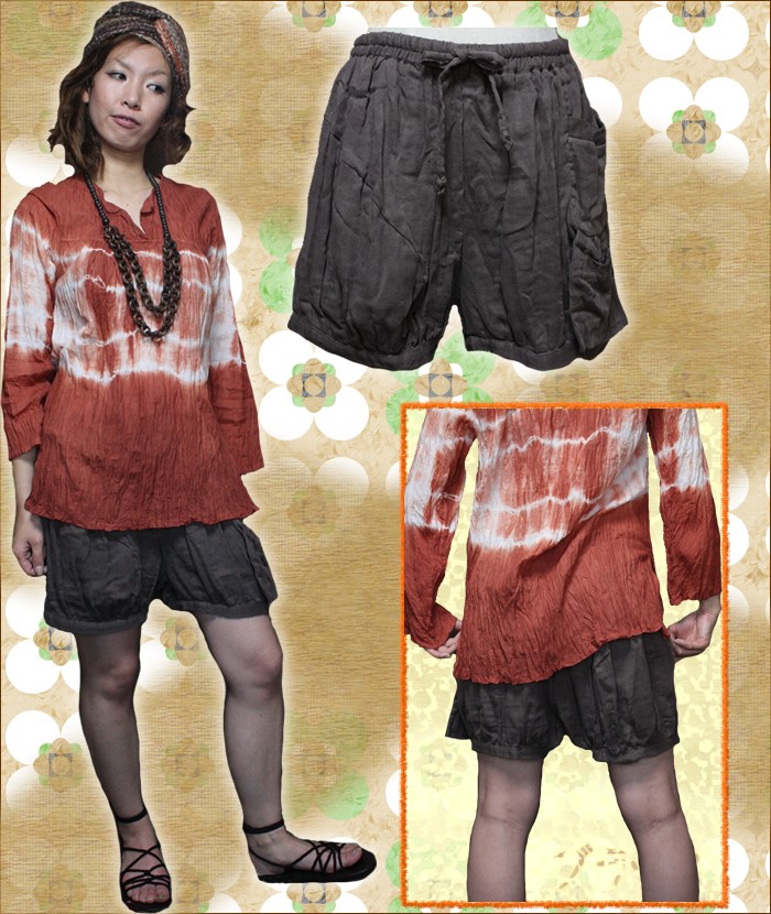 アジアン雑貨・エスニックファッションのItal Village アジアンスタイル パンツ ショートパンツ
