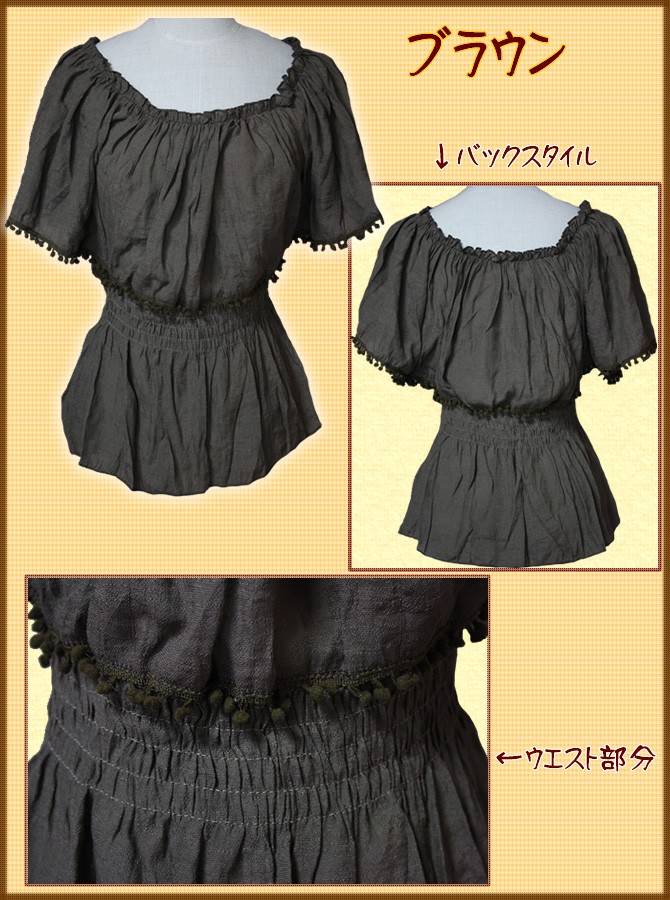 アジアン雑貨・エスニック雑貨のItal Village アジアンスタイル ブラウス