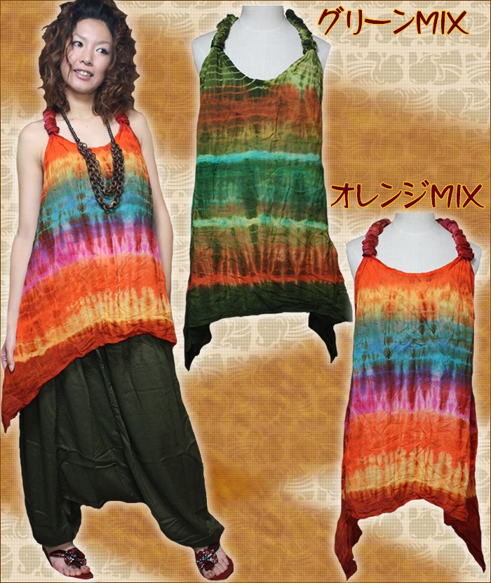 アジアン雑貨・エスニックファッションのItal Village アジアンスタイル ワンピース チュニック